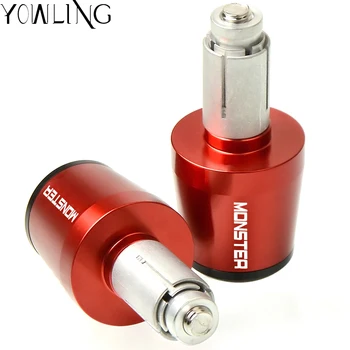 

Motorcycle CNC Handlebar Grips Bar Ends Cap Slider For DUCATI MONSTER 400 696 821 620 796 600 1200 1100 900 797 800 S2R M797