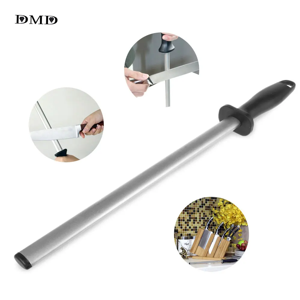 DMD 43.5cm Sharpening Rod Stick Half Round Knife Sharpener Stick