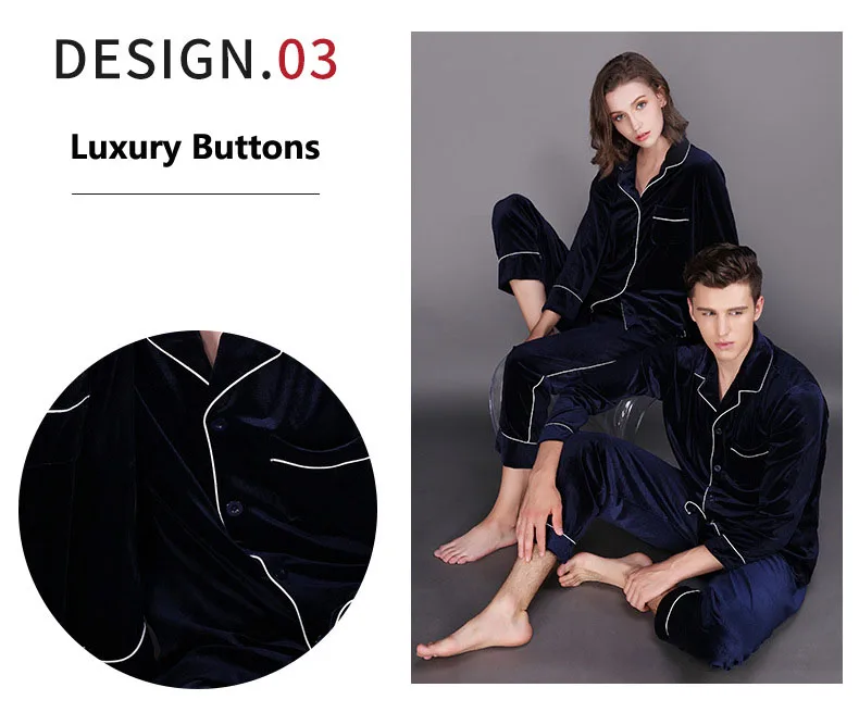 Коллекция 2019 года, большие размеры, велюровые пижамные комплекты для пар, 2 предмета, роскошная Домашняя одежда, длинные штаны с длинными