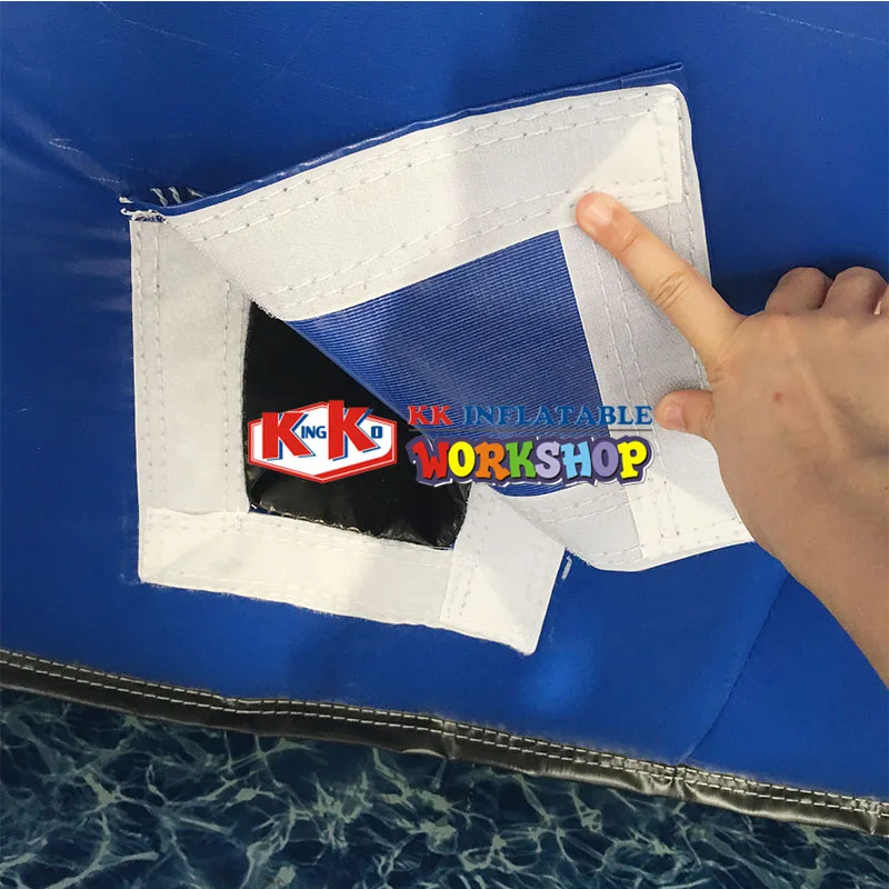 Fire simulation experience Blue fire inflatable tent Fire simulation experience Blue fire inflatable tent