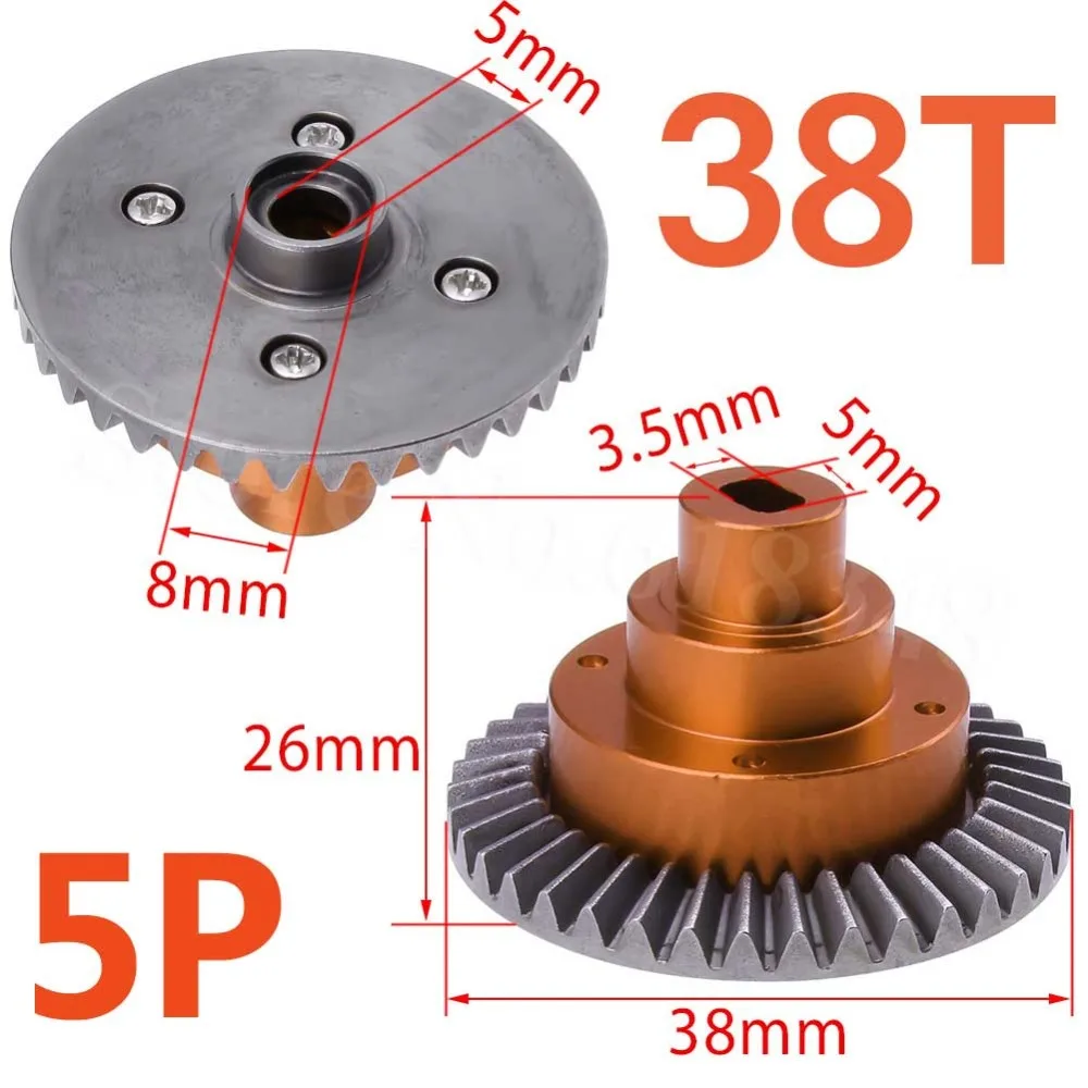 5 шт. для HSP Pangolin 94180 металлический алюминиевый сплав соединительная коробка с