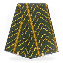 Высокое качество 6 ярдов хлопковая ткань hitarget настоящий воск Анкара ткани африканская восковая печать ткань для платья H180611