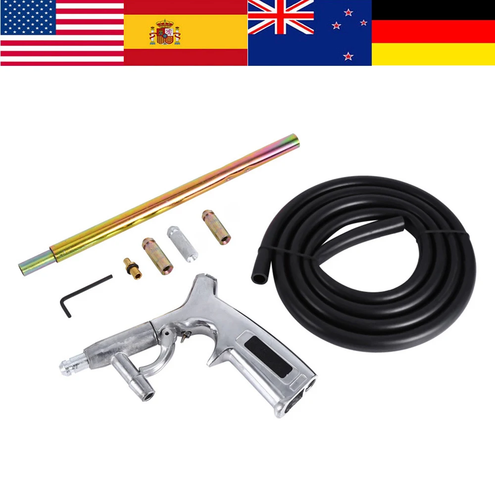 WALFRONT Blast Gun Sandblasting Kit Grit Shot Air Sand Blast Tools