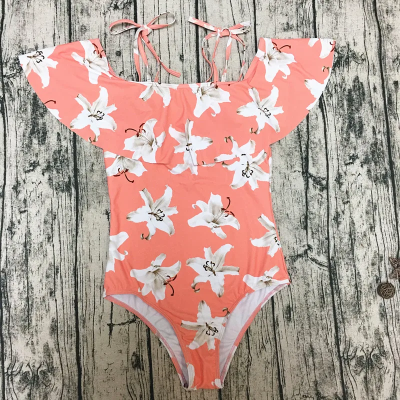 Купальщик купальники женские для девочки купальник женский one piece swimsuit women with ruffles женский с рюшами ретро push up swimwear кружево монокини Monokini Спортивный костюм Maillot