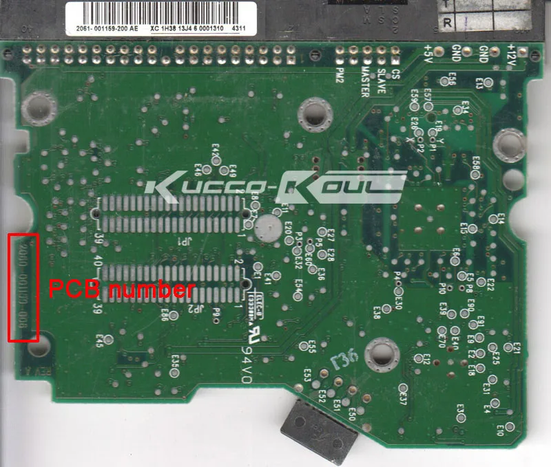 HDD PCB Логическая плата 2060 001159 006 REV A для WD 3 5 IDE/PATA восстановление данных жесткого