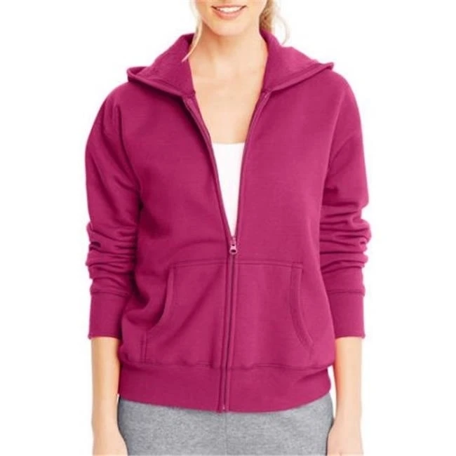 Hanes Womens EcoSmart Full-Zip Hoodie Sweatshirt 