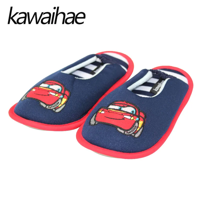 Cute Cartoon Kids Slippers Home Shoes Children For Boys Girls Indoor Bedroom Kawaihae House