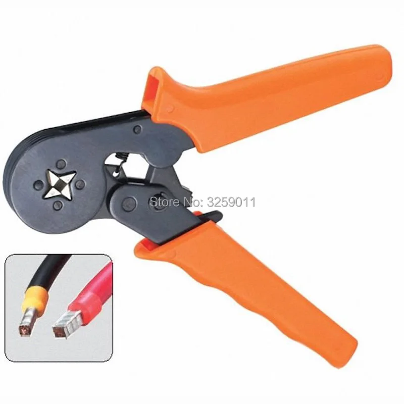 

1PCS HSC8 10S 23-7 AWG Suyep Mini-Type Self-Adjustable Crimping Plier self-adjusts to the desired ferrule size