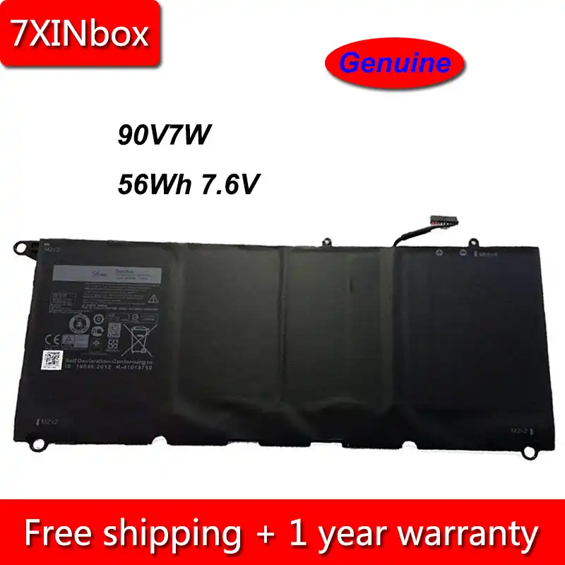7xinbox 56wh 7 6v Genuine 90v7w Jhxpy 5k9cp Jd25g 090v7w Laptop Battery For Dell Xps 13 9343 9350 Rwt1r Din02 0n7t6 0drrp Laptop Batteries Aliexpress
