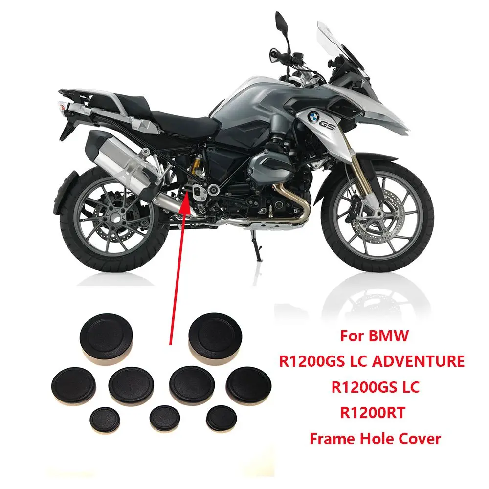 

Motorcycle Frame Hole Cover Caps Plug Decorative For BMW R1200GS Adv lc R 1200 GS R1200 GS LC 2013 2014 2015-18 Frame Cap Set