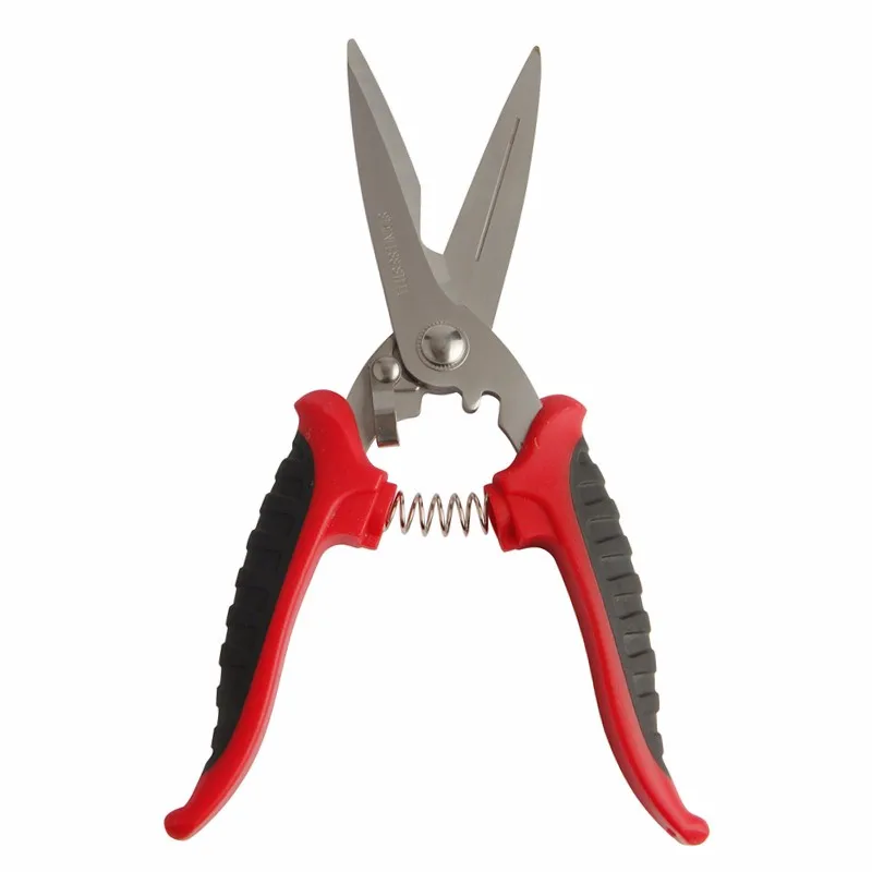 

7 Inch Cut Electronic Multifunctional Stainless Steel Scissors Scissors Slot Garden Pruning Branches Cut Iron Scissors