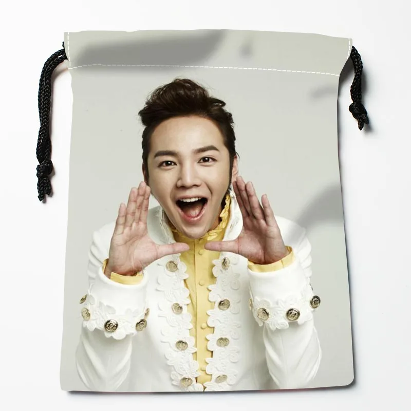 Изготовленные На Заказ Мешки Drawstring Jang Keun Suk изготовленные на заказ подарочные мешки с принтом больше размера см 27x35 cm Тип сжатия сумки