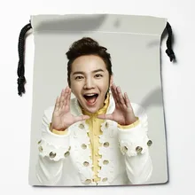 Custom Jang Keun Suk Drawstring Bags Custom Printed gift bags More Size 27x35cm Compression Type Bags