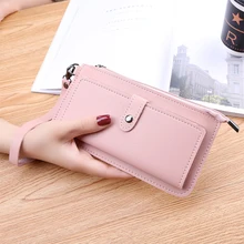 New casual Multifunctional long women wallets slim female PU purse card holder Clutch Hasp Zipper Purses ladies Coin bags цена New casual Multifunctional long women wallets slim female PU purse card holder Clutch Hasp Zipper Purses ladies Coin bags цены онлайн