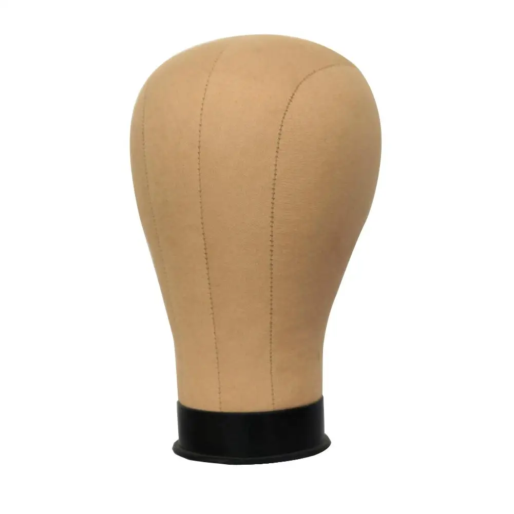 

21/22/23inch Mannequin Model Canvas Block Head Salon Shop Wig Hat Display Stand