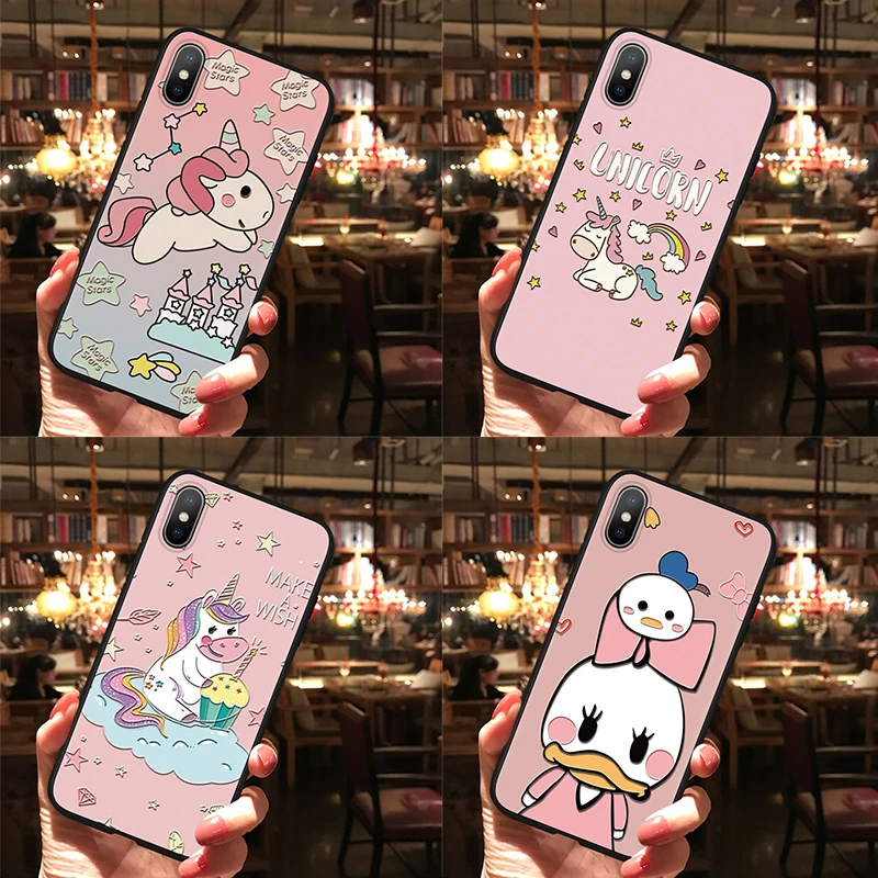 

3D Emboss Relief Cartoon Phone Case For Huawei P30 P20 P10 P9 P8 P Smart Plus 2019 Mate 10 20 Pro nova 2 Lite mini 2017 2i Case