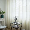 YCENTRE Decorative Semi Jacquard Winding Style Lace Sheer Curtain Tulle Voile Panel Window Curtain for LivingRoom Bedroom Door 6