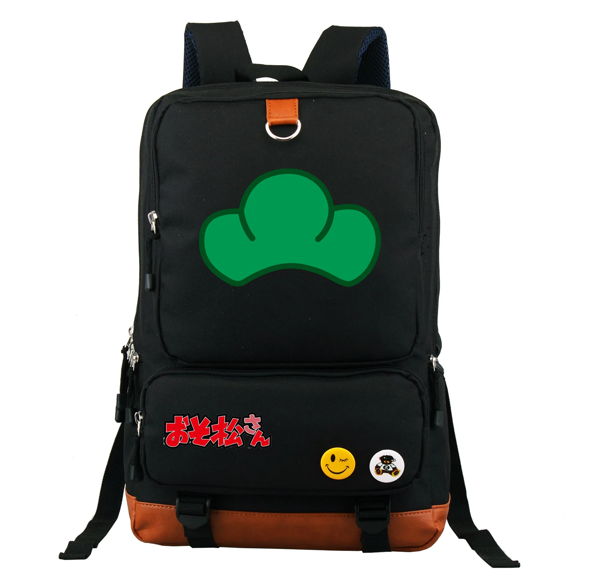 Osomatsu San Kun Trefoil Children Teenages Japanese Cartoon Backpacks