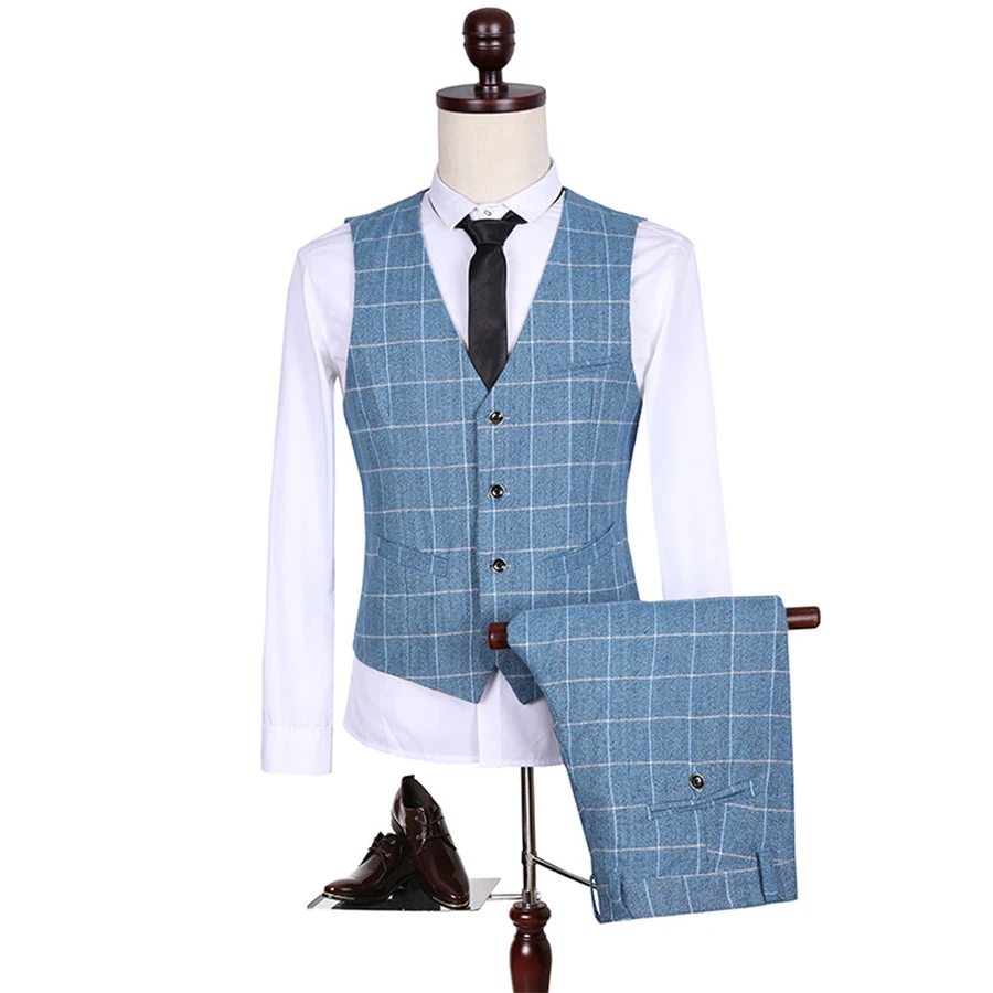 Jacket+Pant+Vest) New Arrivals Suits 