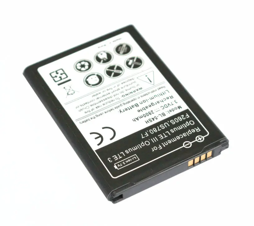 Ciszean 2800mAh BL 54SH BL54SH сменный аккумулятор + универсальное зарядное устройство для LG