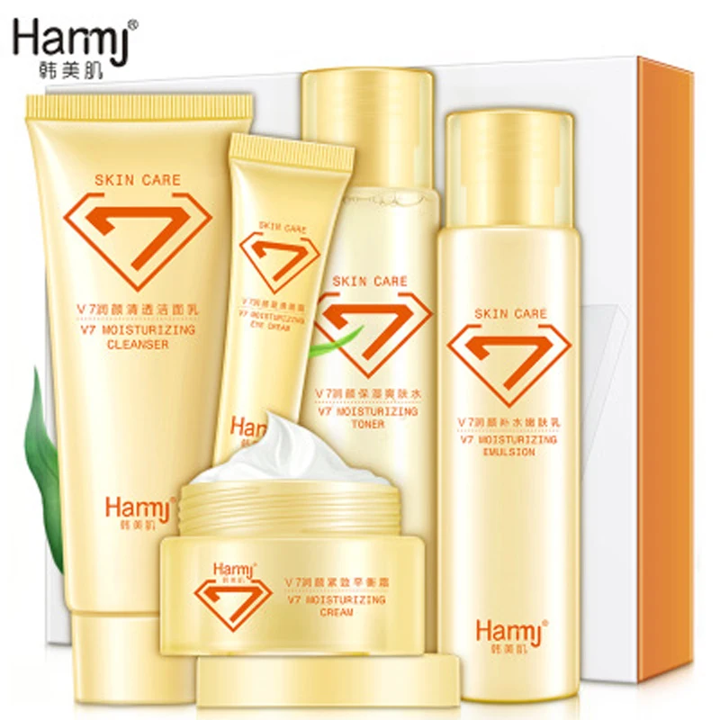 Best Skin Care Set Face Cleanser Toner Eye Cream and Moisturizing Face Cream anti wrinkle Serum for the face anti-aging Beauty Best Skin Care Set Face Cleanser Toner Eye Cream and Moisturizing Face Cream anti wrinkle Serum for the face anti-aging Beauty