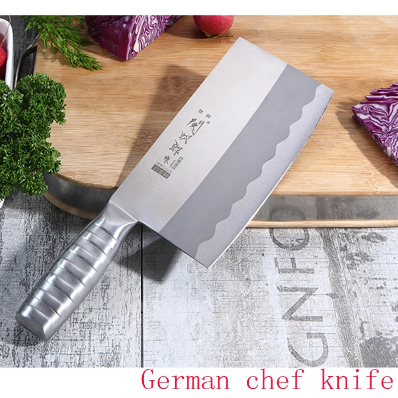 

Liang Da Forged Kitchen Knife Mulberry Slicing Knife Professional Chinese Style Chef Cutting Meat Vegetable Knife Cleaver