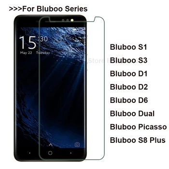 Перейти на Алиэкспресс и купить Закаленное стекло для Bluboo S3 D1 D2 D6 Dual Picasso S8 Plus Защитная пленка для экрана для мобильного телефона Bluboo S3