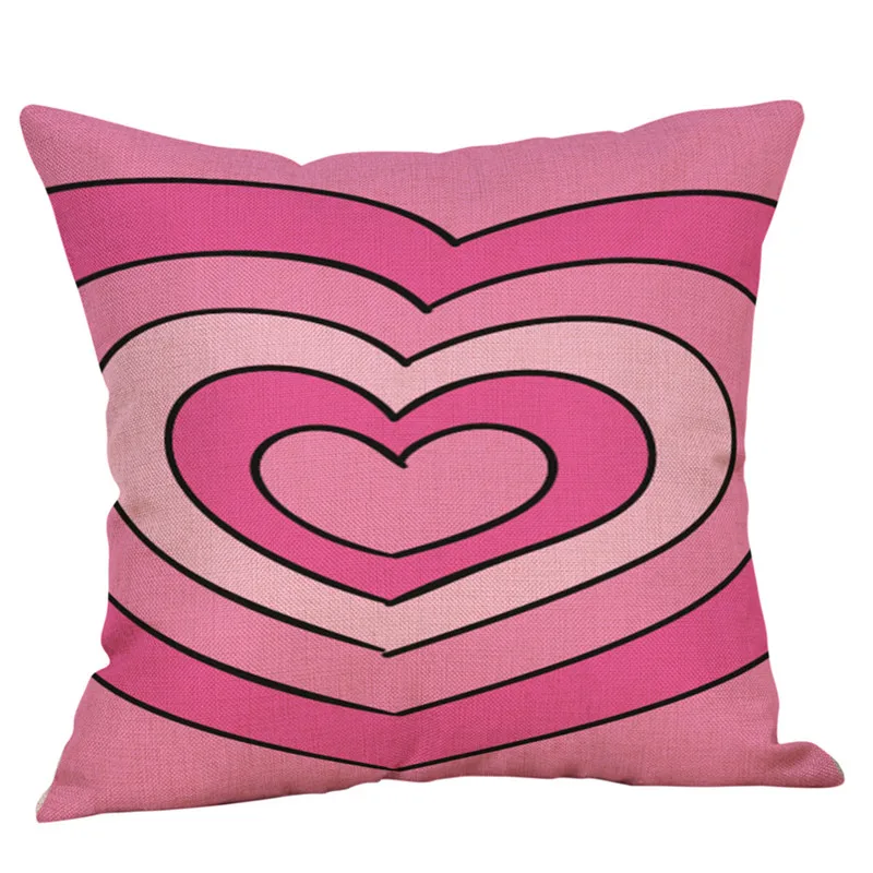 2019 NEW Happy Valentine's Day Throw Pillow Case Sweet Love Square Cushion Cover pillow covers decorative 40JA1807