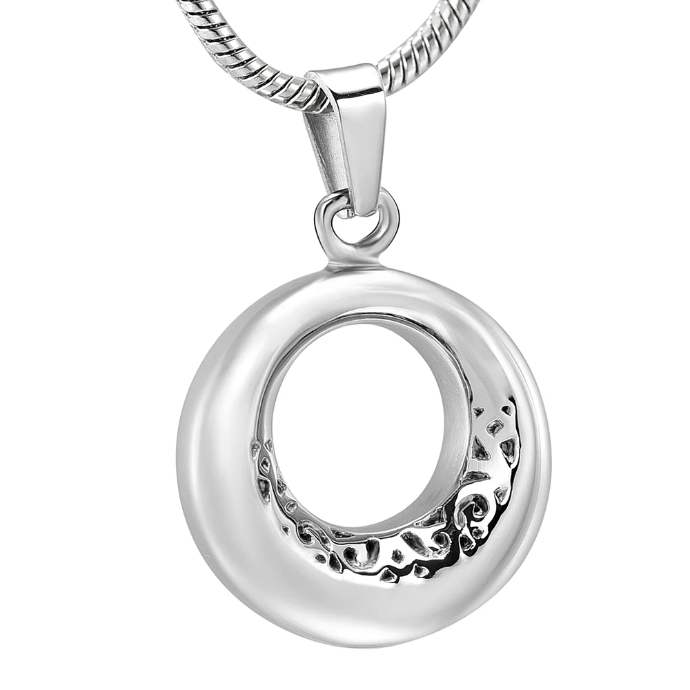 IJD8197 Circle Of Life Cremation Jewelry For Ashes Of