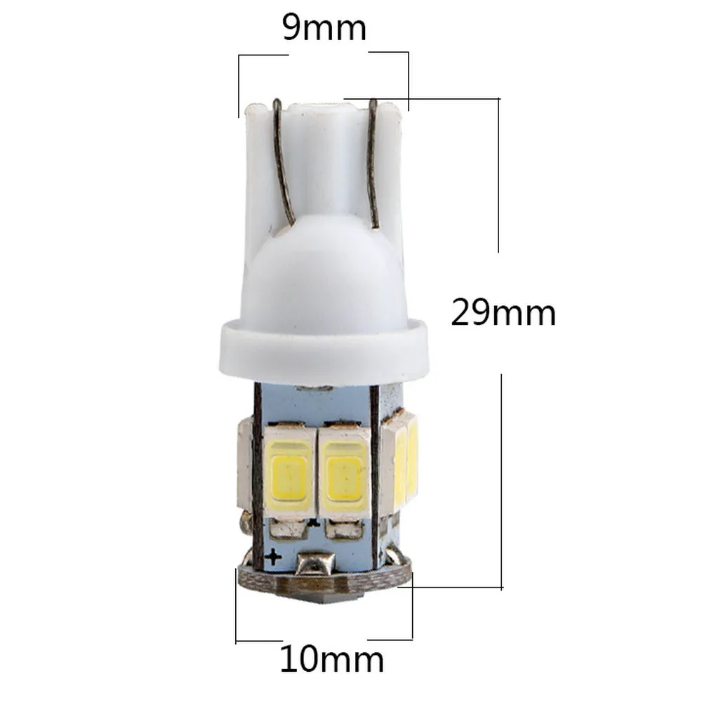 100x921/194 RV прицеп Интерьер 12 V белый/янтарный 5630 T10 9SMD светодиодный Ширина световая приборная панель сбоку лицензии Платер свет