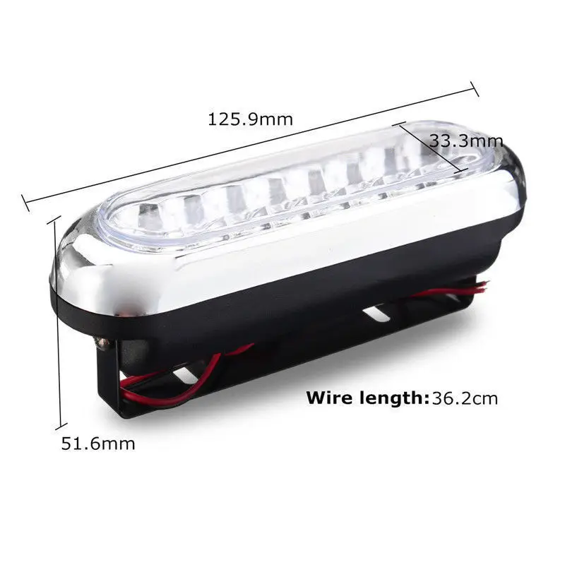 2 x Super  Bright  16  LED  Car  Daytime  Running  Light  DRL  Fog  Day  Driving  LAMP  12V