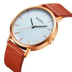 Для мужчин s часы лучший бренд класса люкс ультра тонкий кожаный кварцевые часы Для Мужчин's Водонепроницаемый военные спортивные часы Для
