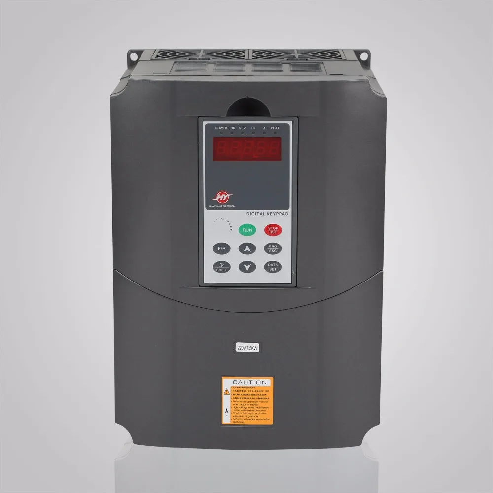 

7.5KW Variable Frequency Drive Inverter VFD 10HP 34A 220-250V motor speed Digital Control Phase Converter Overload Protection