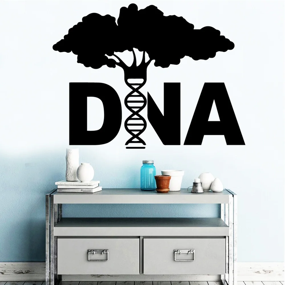 

Funny DNA Vinyl Wall Sticker House Decoration Stikers For Living Children's Rooms Background Wall Art Decals Adesivi Murali