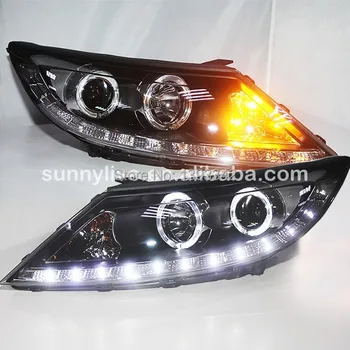 

For KIA Sportage R Angel Eyes LED Head Lamp 2010-2013 year LDV1