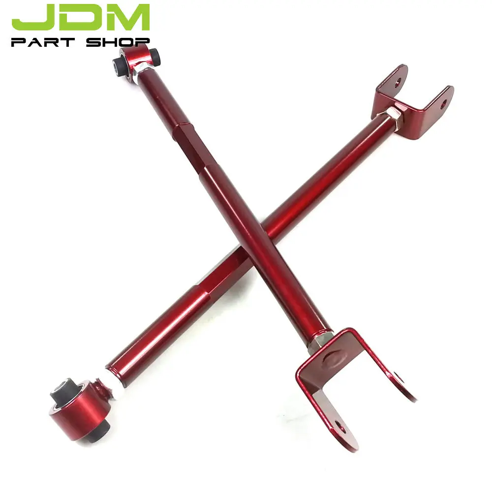 

RED REAR LOWER CONTROL ARMS BAR ROD CAMBER KITS For 95-05 BMW E46 E36 Z4 M3 3-SERIES