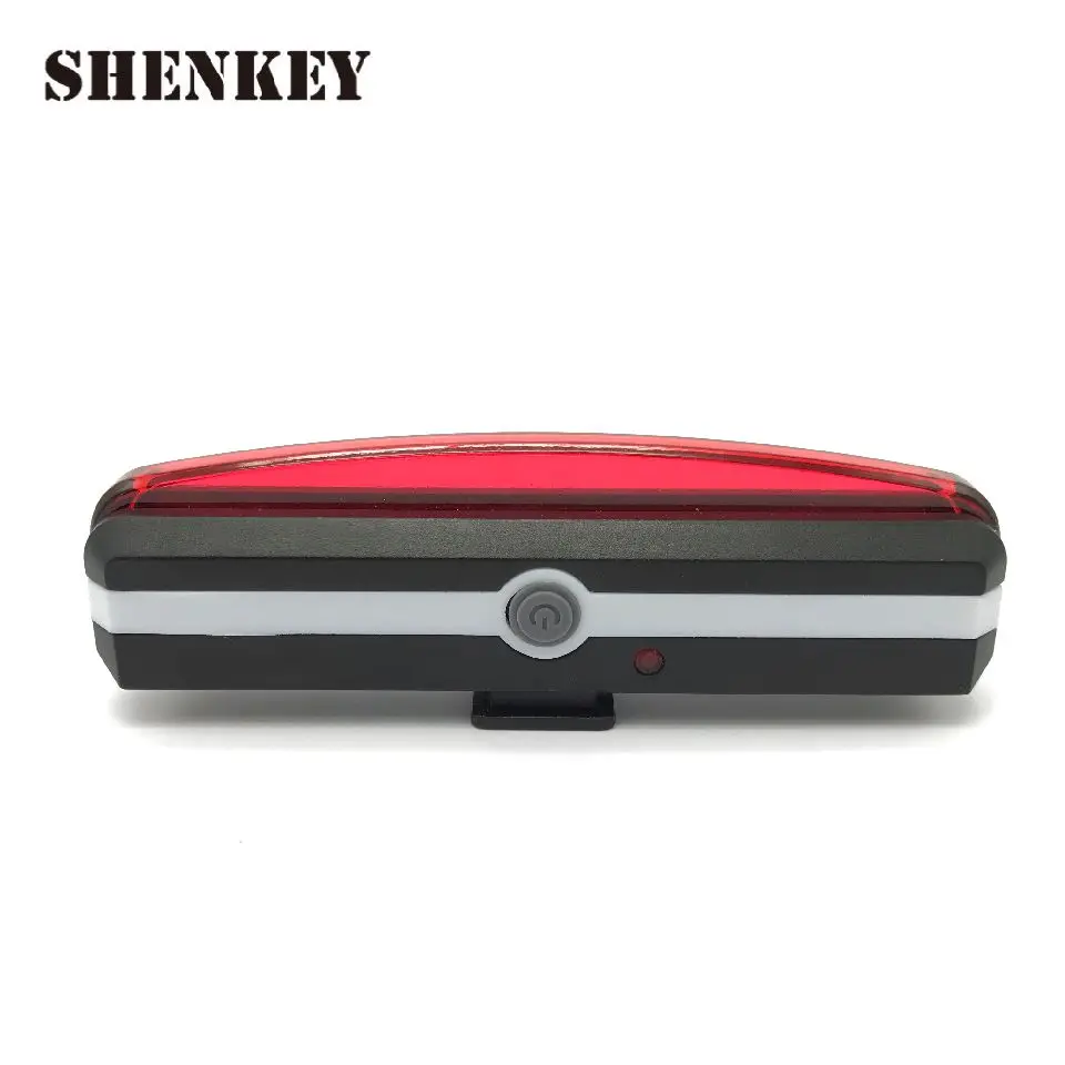 SHENKEY Новый USB Перезаряжаемый велосипедный светильник задний фонарь для