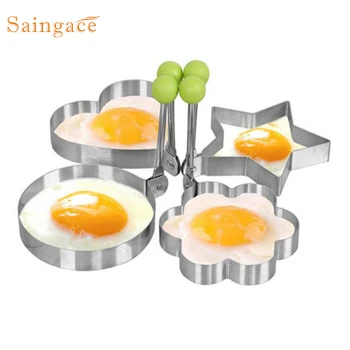 Stainless Steel Fried Egg Shaper egg Pancake ring Mould Mold Kitchen Cooking Tools 46UY
