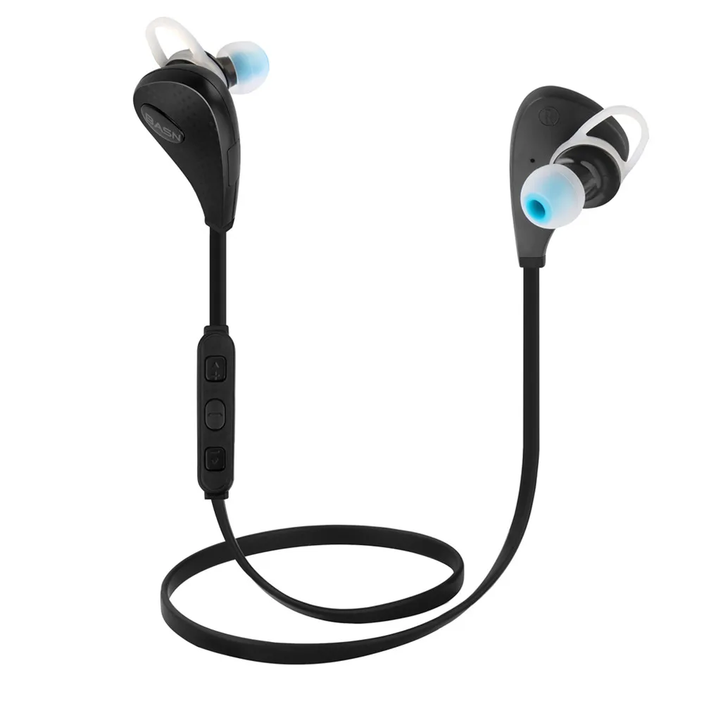 

BASN New Bluetooth Wireless Bluetooth Earphone Earpiece Running Earbuds Headset with Microphone Auriculares
