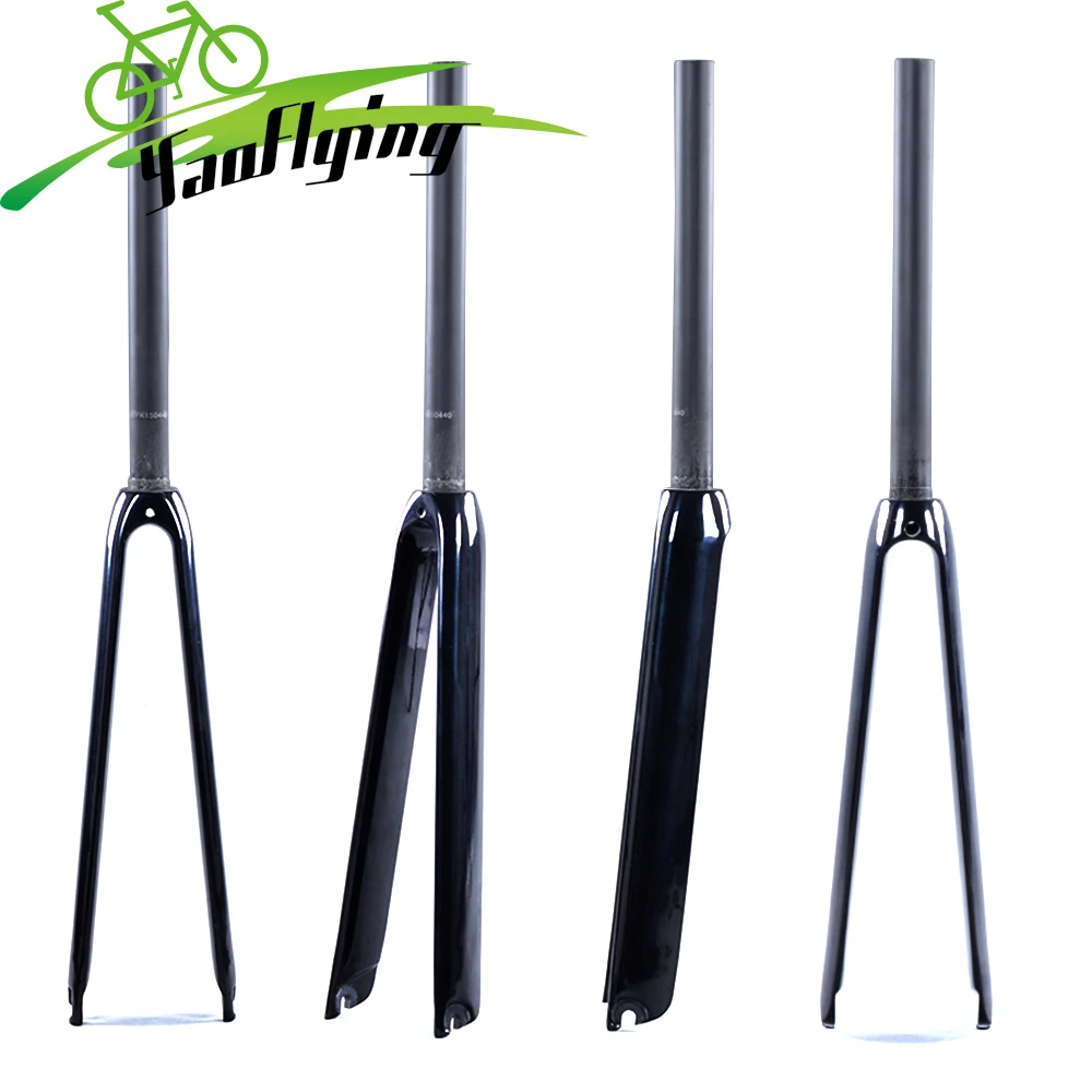 Designer Fixed Gear Bike carbon Forks 700C Carbon Fiber Bicycle Forks