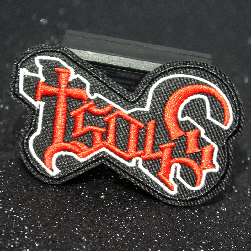

Rock Band Patch Metal Band Patches For Clothing Letter Stripes Embroidered Patch On Clothes Iron On Patches For Clothes Badges F