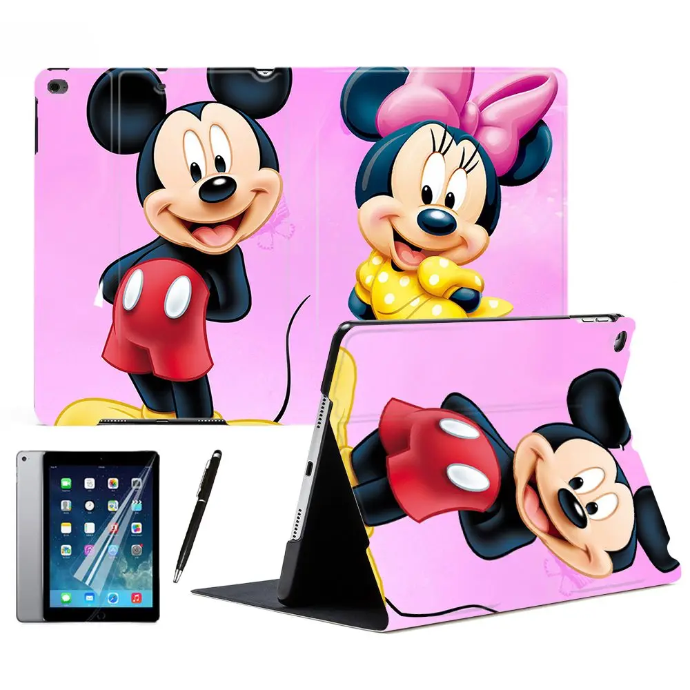 Rosa Dulce Pareja Mickey Mouse Minnie Para Apple Ipad Aire 2