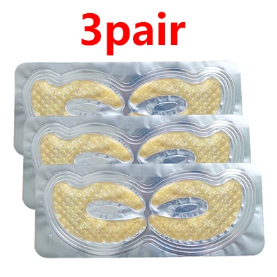 3Pair Style 3 EFERO Золотая маска isilandon для глаз с коллагеном, маска для глаз лучше всего подходит для глаз мешки для удаления темных кругов возле глаз, маска для лица анти-патчи для ухода за областью вокруг глаз уход за кожей 3/5/10 пар - Цвет: 3Pair Style 3