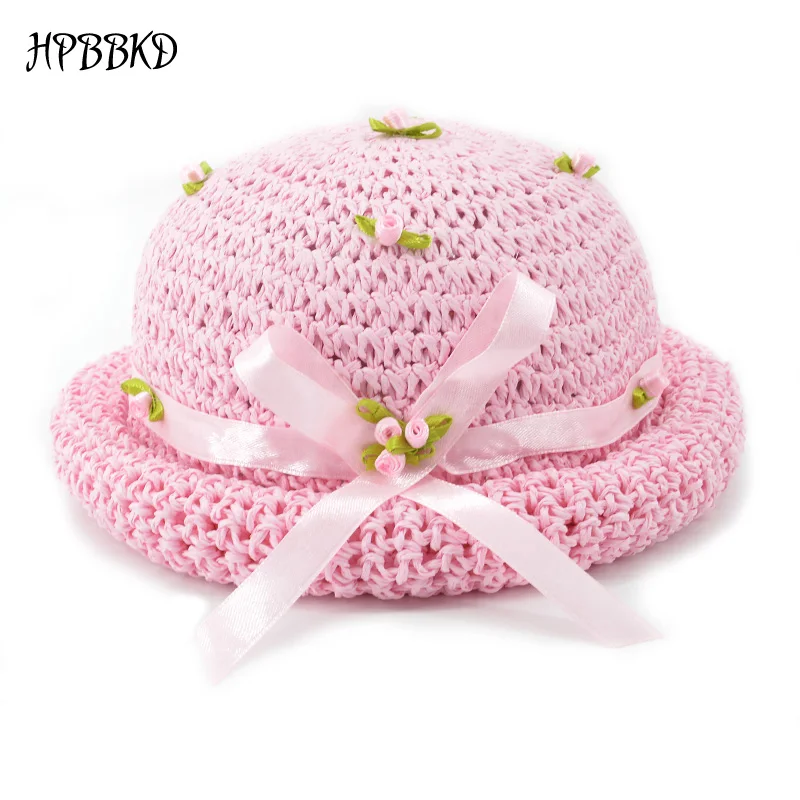 SUMMER STRAW SUN HAT BONNET Embroidered Iron Sew On Cloth Patch Badge APPLIQUE
