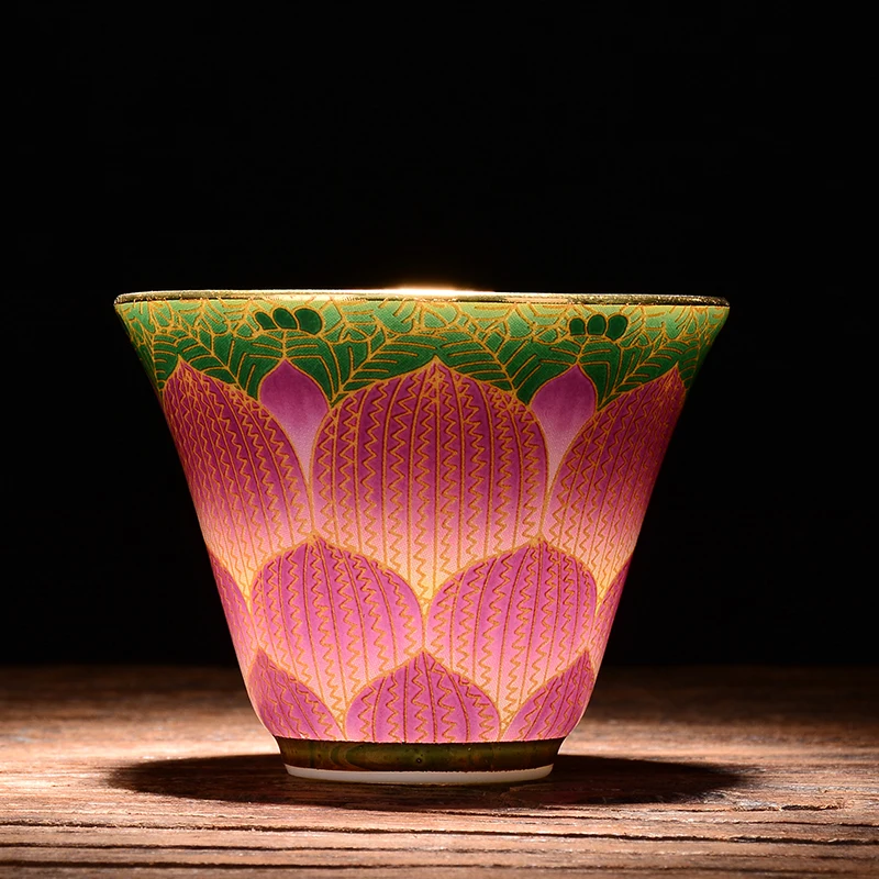 

Jia-gui luo 60ml / 65mm China Landscape Dezhen Kung Fu Tea Set Cup Household Commodity