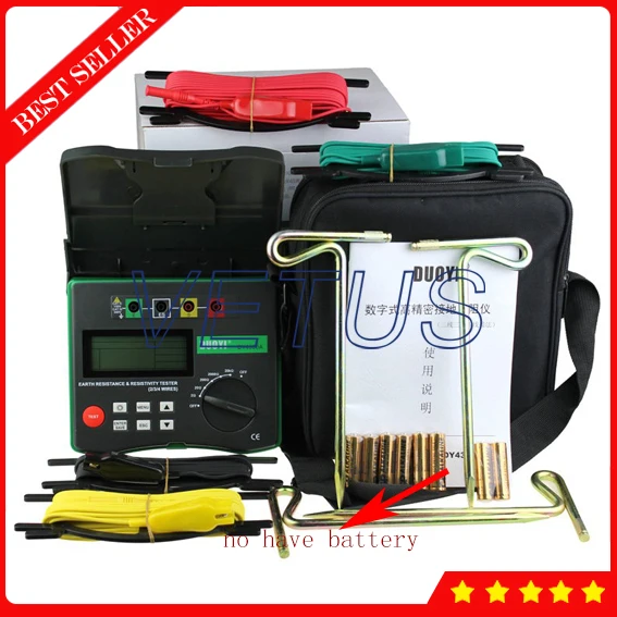 

DY4300A 4 pole Earth Resistance Tester with min resolution 0.01ohm