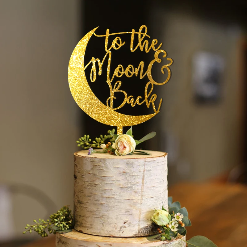 Free Free 267 Love You To The Moon And Back Cake Topper Svg SVG PNG EPS DXF File