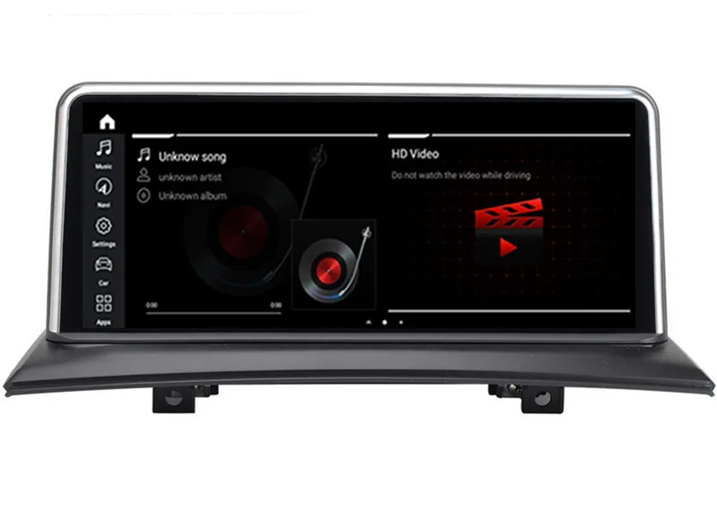 Top Android 9.0 ID7 Car Dvd Navi Player FOR BMW X3 E83 (2004-2009) supply with iDrive audio gps stereo auto ips screen all in one 4