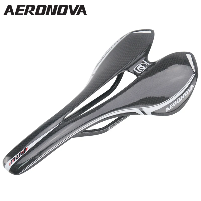 Bicycle 3K Road Saddle Carbon MTB Seat Black AERON...