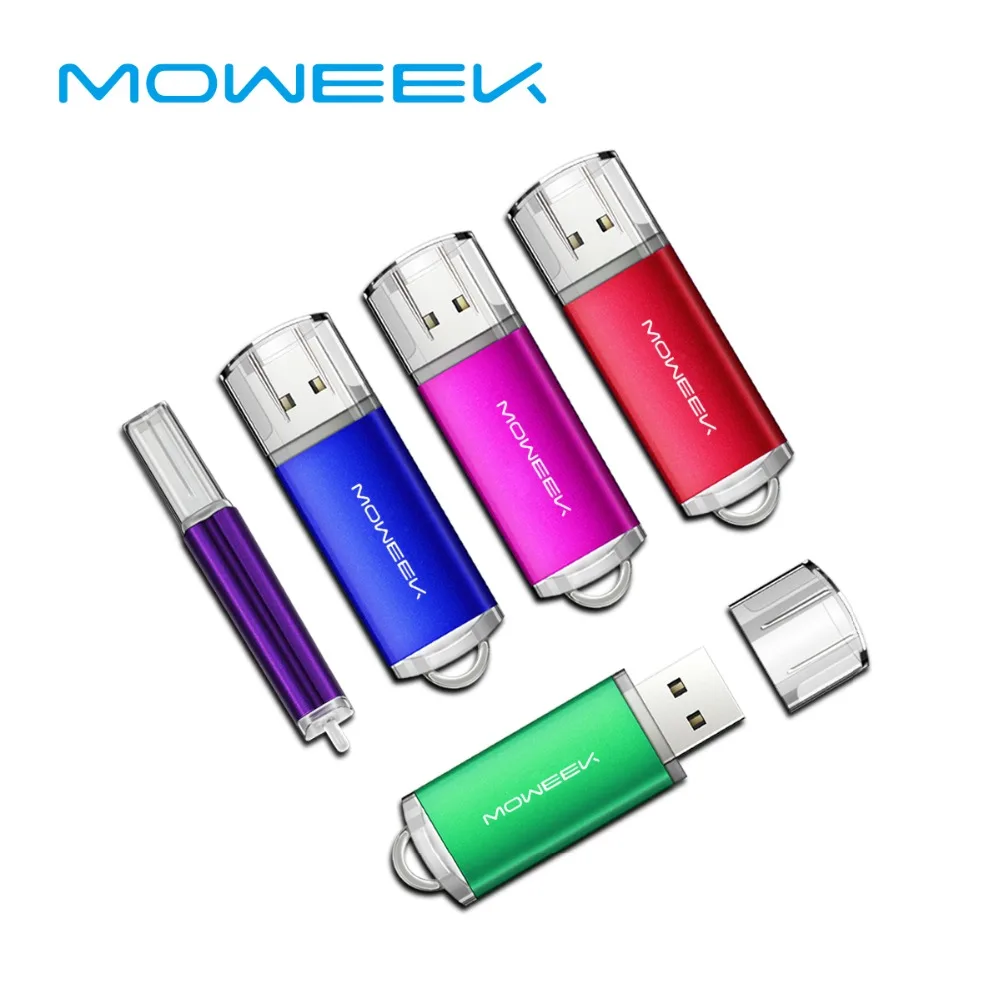 Moweek мини USB флеш накопитель 64 ГБ 32 Гб флешка 128 16 8 4g Флешка реальная емкость диск 2 0